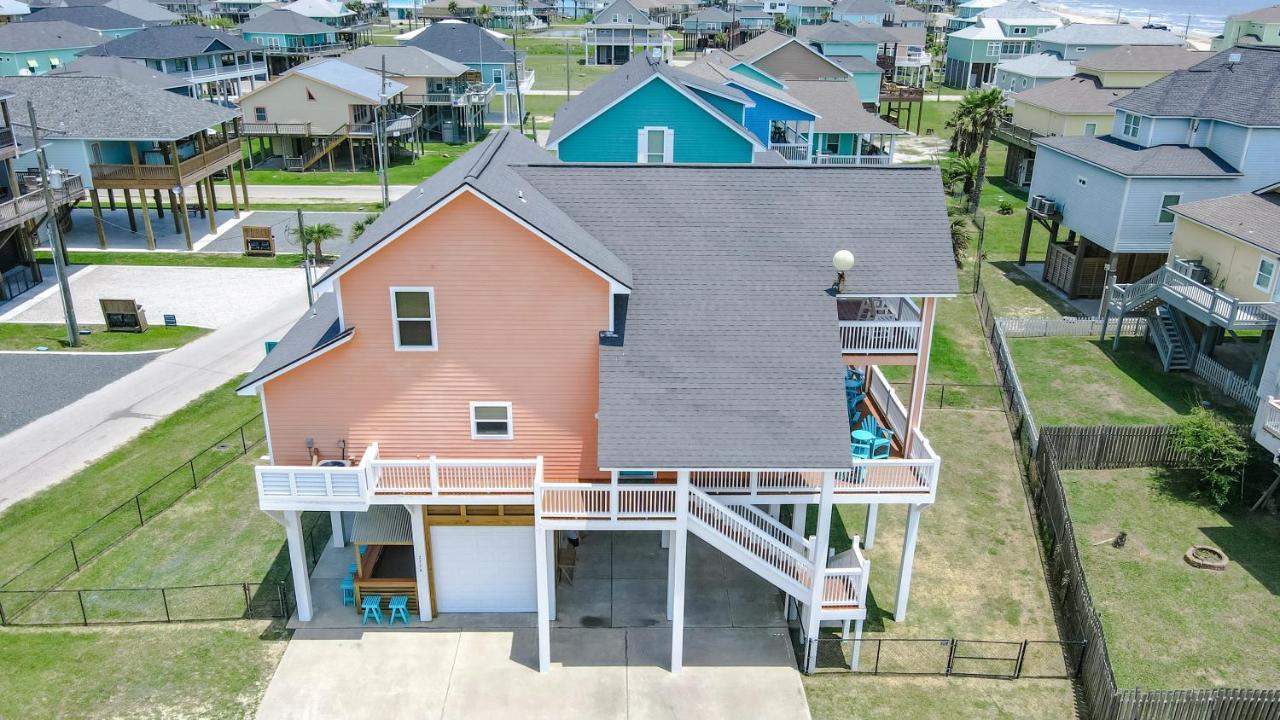 Spring Break Specials! Front Row Views - Tiki Bar - Playground Villa Bolivar Peninsula Bagian luar foto