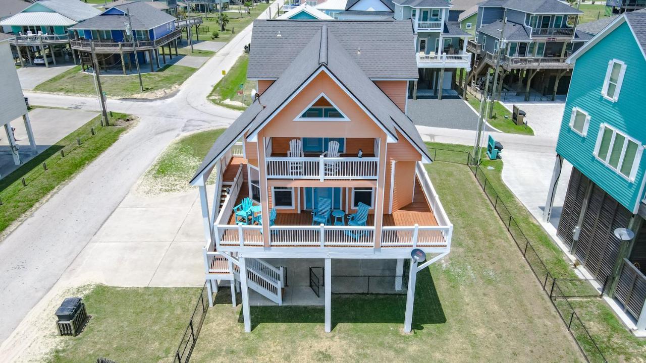 Spring Break Specials! Front Row Views - Tiki Bar - Playground Villa Bolivar Peninsula Bagian luar foto