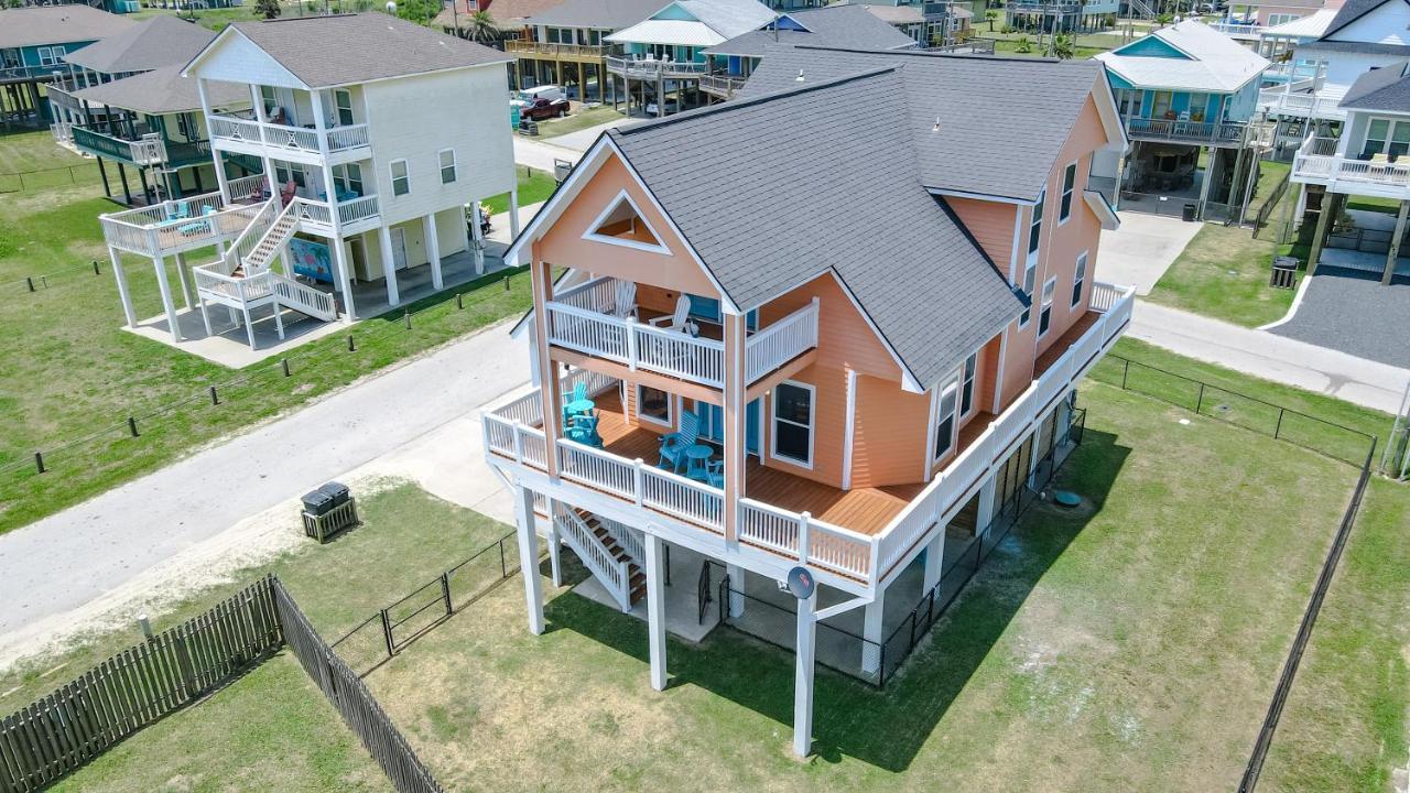 Spring Break Specials! Front Row Views - Tiki Bar - Playground Villa Bolivar Peninsula Bagian luar foto